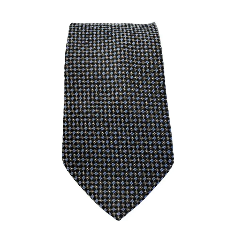 Forsyth of Canada Men's Geometric Checkered Necktie